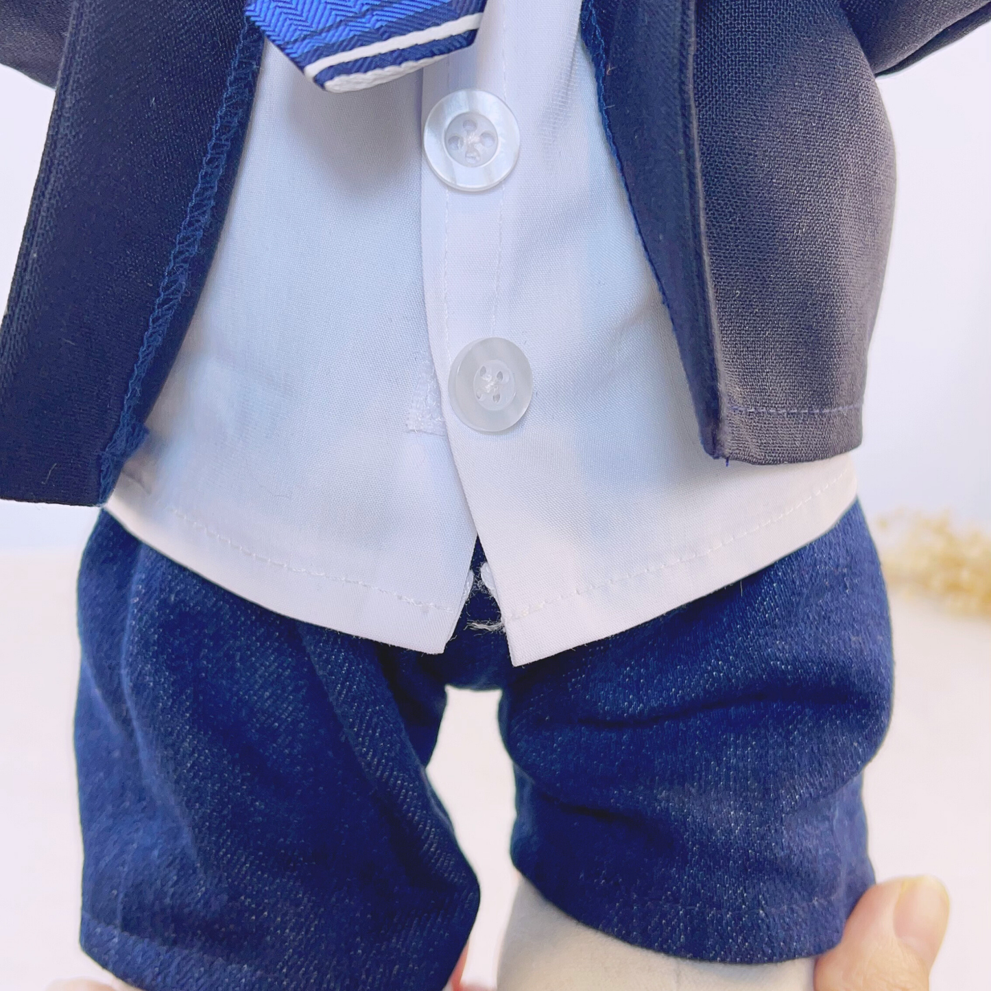 Combination Memory Bear Keepsake From Loved One's Clothes