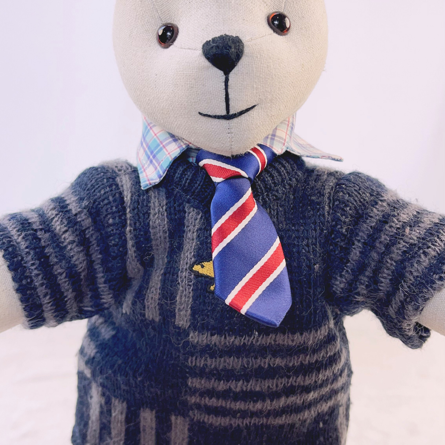 Combination Memory Bear Keepsake From Loved One's Clothes