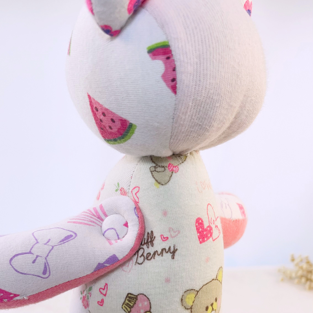 Memory Bear From Baby Girl Clothes