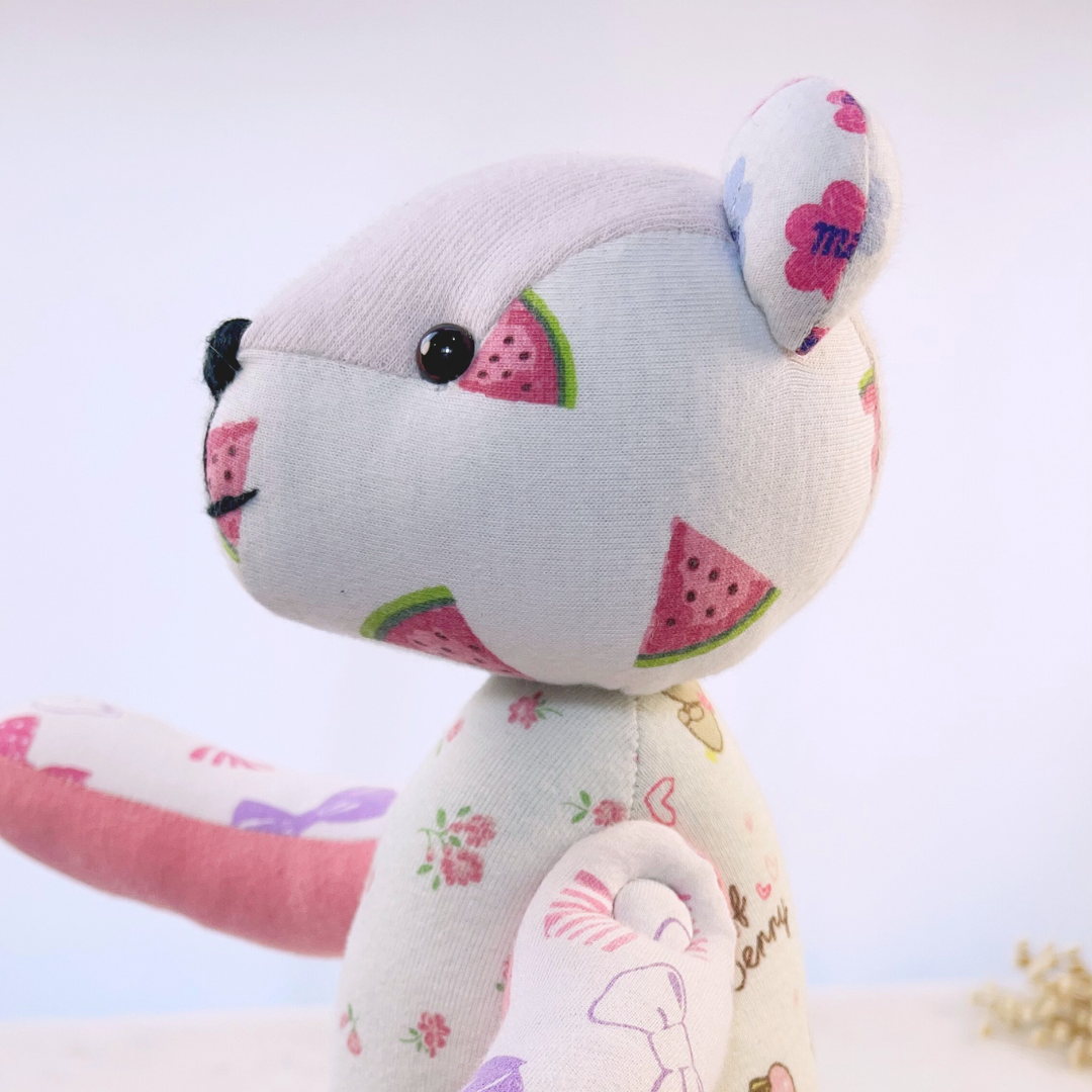 Memory Bear From Baby Girl Clothes