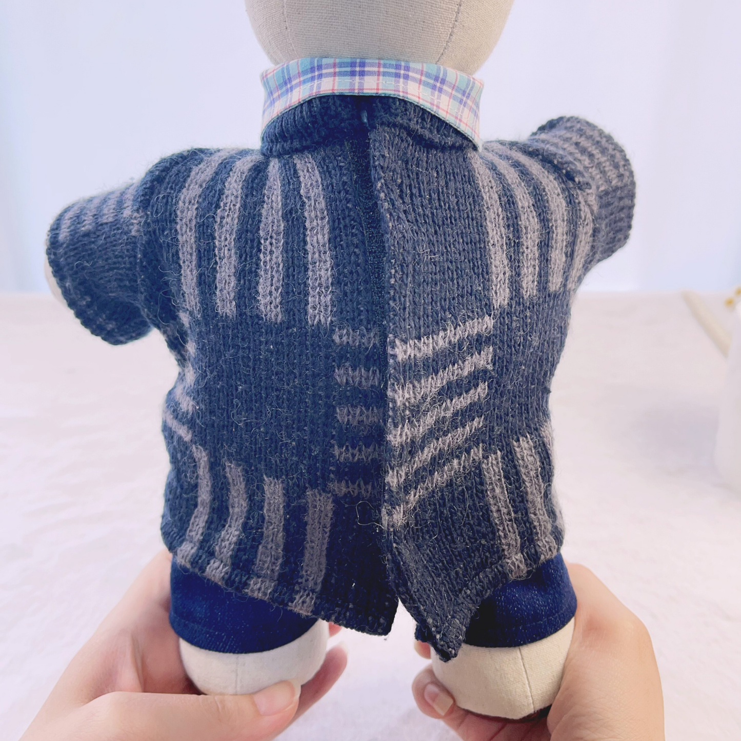 Combination Memory Bear Keepsake From Loved One's Clothes