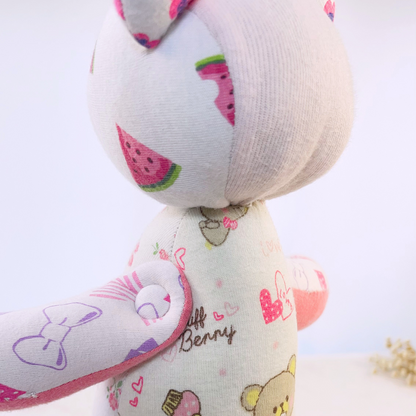 Memory Bear From Baby Girl Clothes