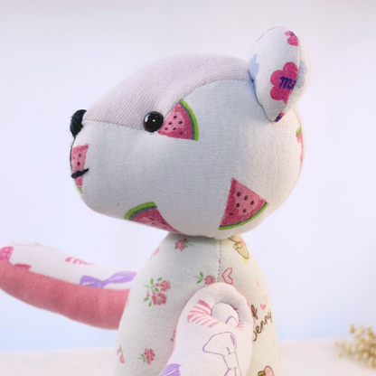 Memory Bear From Baby Girl Clothes