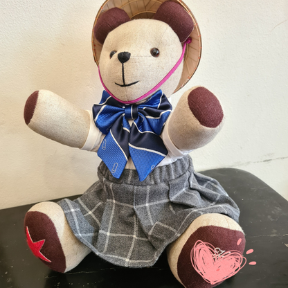 Memory bear made from clothes