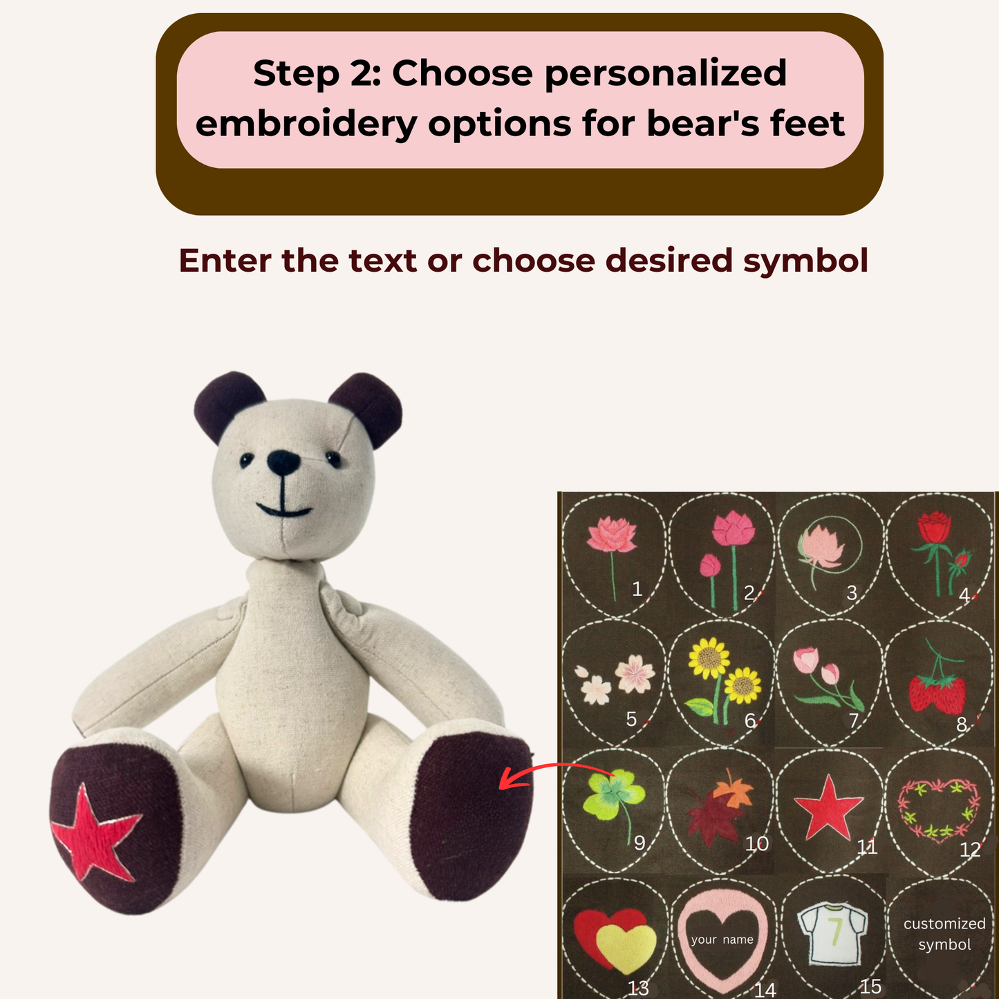 how to order nagu memory bear step 2