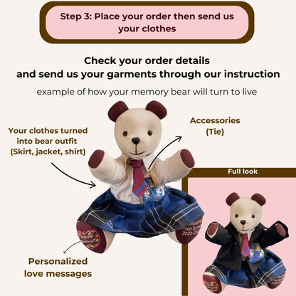 how to order nagu memory bear step 3